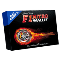 F1 Nitro Wallet Blue (DVD and Gimmick) by Jason Rea - DVD - Got Magic?