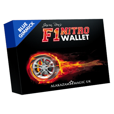 F1 Nitro Wallet Blue (DVD and Gimmick) by Jason Rea - DVD - Got Magic?