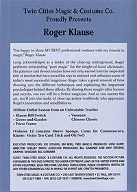 Greater Magic Video Volume 11 - Roger Klause Vol.1 - DVD - Got Magic?