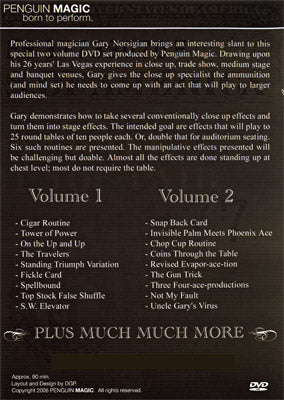 Tricks That Will Get You Paid by Gary Norsigian - DVD - Got Magic?
