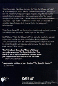 I Hate David Copperfield Trick by Geoff Williams - DVD - Got Magic?