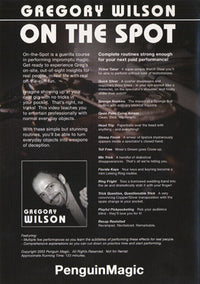 On The Spot by Gregory Wilson - DVD - Got Magic?