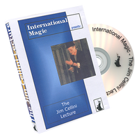 Jim Cellini Lecture by International Magic - DVD - Got Magic?