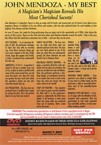 My Best - Volume 1 by John Mendoza - DVD - Got Magic?
