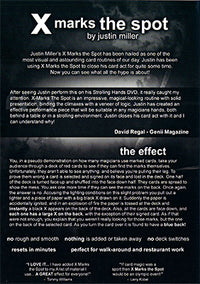 X Marks The Spot (With Cards) by Justin Miller - DVD - Got Magic?