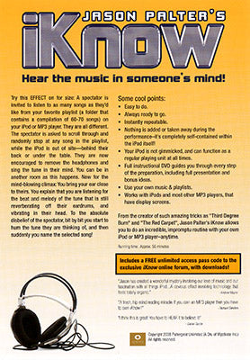 iKnow by Jason Palter - DVD - Got Magic?