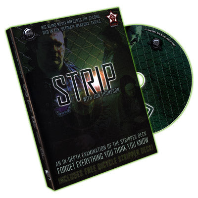 Strip by Jon Thompson & Big Blind Media (With Stripper Deck) - DVD - Got Magic?