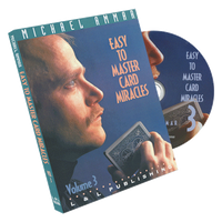 Easy to Master Card Miracles Volume 3 by Michael Ammar - DVD - Got Magic?