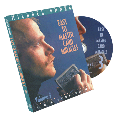 Easy to Master Card Miracles Volume 3 by Michael Ammar - DVD - Got Magic?