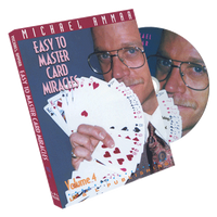 Easy to Master Card Miracles Volume 4 by Michael Ammar - DVD - Got Magic?