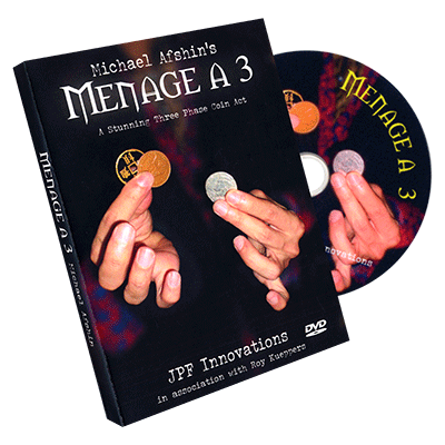 Menage A 3 (DVD and coins) by Michael Afshin and Roy Kueppers - DVD - Got Magic?