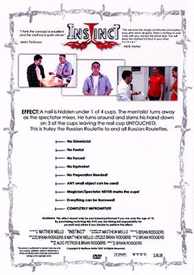 Instinct by Matthew Mello - DVD - Got Magic?