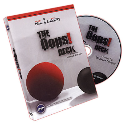 Oops Deck (Deck and DVD) by Michael Daniels - DVD - Got Magic?