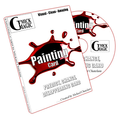 Painting (DVD and BLUE Back Gimmick) by Mickael Chatelain - DVD - Got Magic?