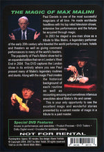 The Magic of Max Malini by Paul Daniels - DVD - Got Magic?