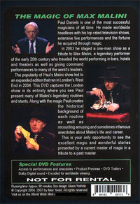 The Magic of Max Malini by Paul Daniels - DVD - Got Magic?