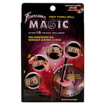 Pen Through Bill by Magick Balay and Fantasma Magic - DVD - Got Magic?