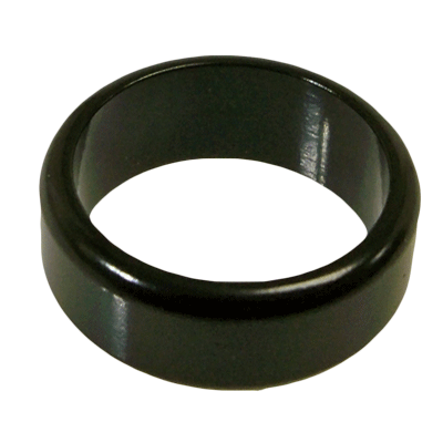 Wizard DarK FLAT Band PK Ring (size 24 mm, with DVD) - DVD - Got Magic?