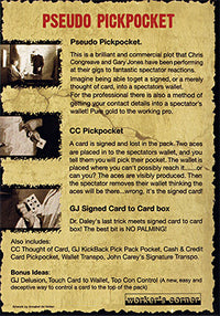 Pseudo Pickpocket by Christopher Congreave and Gary Jones - DVD - Got Magic?