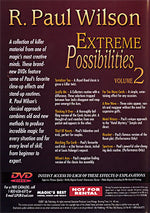 Extreme Possibilities Volume 2 by R. Paul Wilson - DVD - Got Magic?