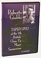 Roberto Giobbi Taped Live, DVD - Got Magic?