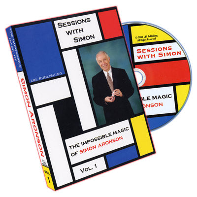 Sessions With Simon: The Impossible Magic Of Simon Aronson - Volume 1 - DVD - Got Magic?