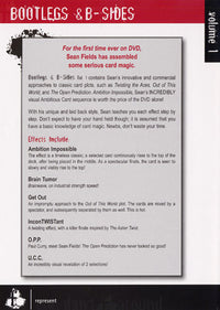 Bootlegs And B-Sides - Volume 1 by Sean Fields - DVD - Got Magic?