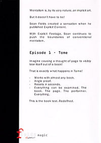 Explicit Footage: Tome by Sean Fields - DVD - Got Magic?