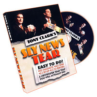 Sly News Tear by Tony Clark - DVD - Got Magic?