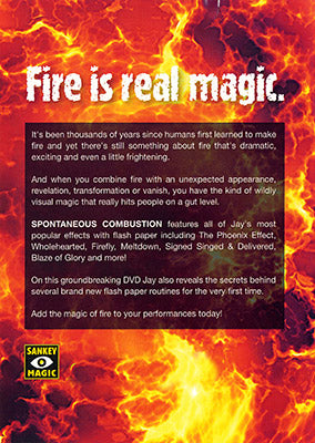 Spontaneous Combustion by Jay Sankey - DVD - Got Magic?