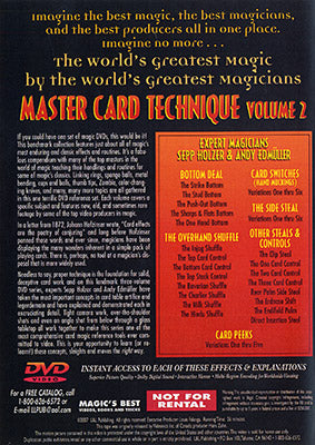 Master Card Technique Volume 2 (World's Greatest Magic) - DVD - Got Magic?