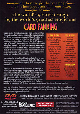 Card Fanning Magic (World's Greatest Magic) - DVD - Got Magic?