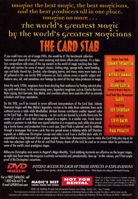 Card Stab (World's Greatest Magic) - DVD - Got Magic?