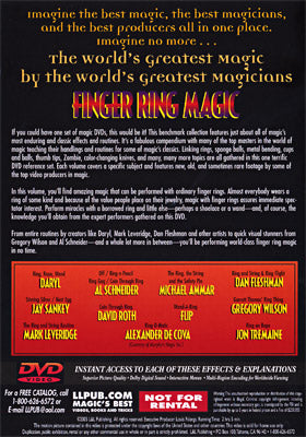 Finger Ring Magic (World's Greatest Magic) - DVD - Got Magic?