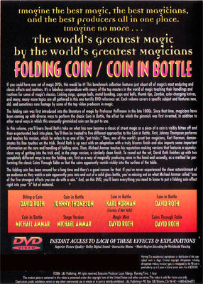 Folding Coin - Coin In Bottle (World's Greatest Magic) - DVD - Got Magic?