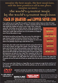 Stack Of Quarters And Copper/Silver Coin (World's Greatest Magic) - DVD - Got Magic?