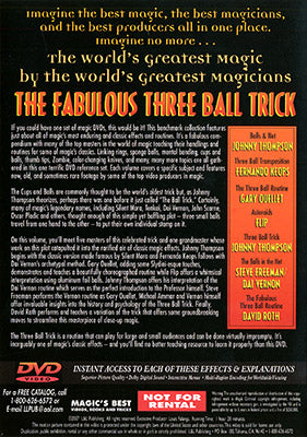 Fabulous Three Ball Trick  (World's Greatest Magic) - DVD - Got Magic?