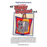 Happy Elephant Silk (45 inch) by David Ginn and Goshman - Tricks - Got Magic?