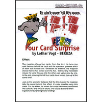 Four Card Surprise by Lothar Vogt - Trick - Got Magic?