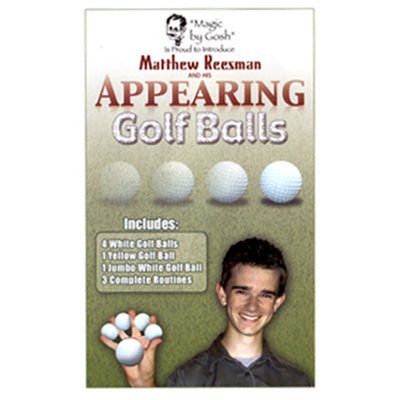 Appearing Golf Balls by Goshman and Matthew Reesman - Trick - Got Magic?