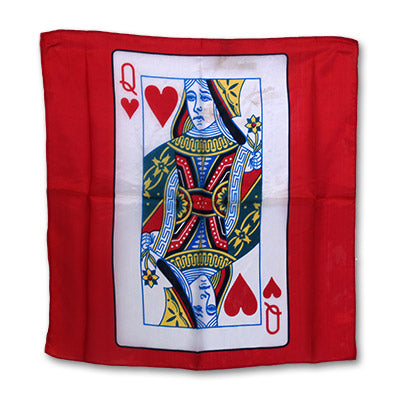 Silk 18 inch Queen of Heart Card from Magic by Gosh - Trick - Got Magic?