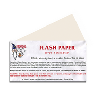 Theatre Effects Pyrowizard™ Flash Paper Sheets - 4 sheets 8"x9" - Got Magic?