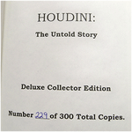 Houdini - The Untold Story (Delux Edition) by Milbourne Christopher - Book - Got Magic?