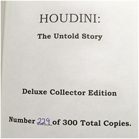Houdini - The Untold Story (Delux Edition) by Milbourne Christopher - Book - Got Magic?