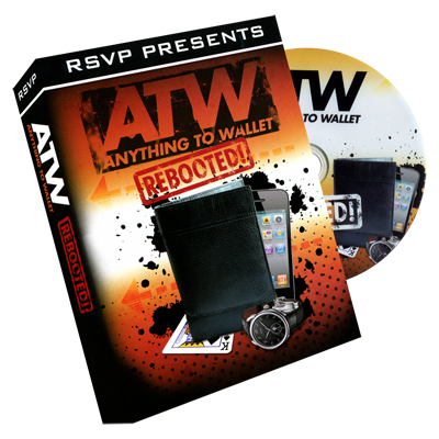 Instant ATW (Anything to Wallet) Wallet (Wallet and DVD) by RSVP - Got Magic?