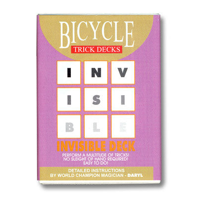 Bicycle Invisible Deck - Got Magic?