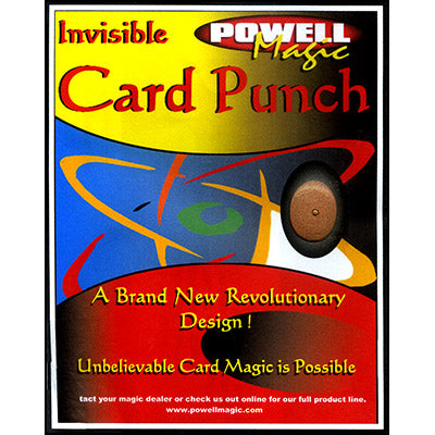 Invisible Card Punch by Dave Powell - Trick - Got Magic?