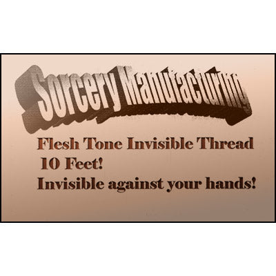 Flesh Tone Invisible Thread by Sorcery Manufacturing - Trick - Got Magic?