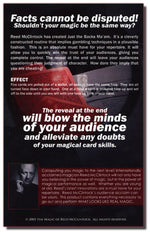 Just The Backs Ma'am (With DVD And Cards) by Reed McClintock - Trick - Got Magic?