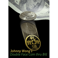Double Face Coin Thru Bill  by Johnny Wong - Trick - Got Magic?